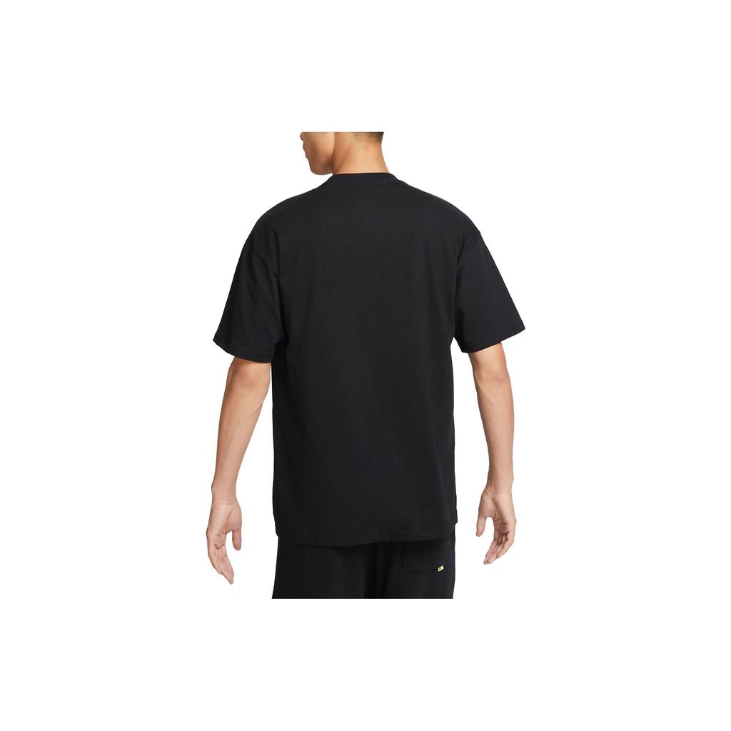 Nike T Shirts Men's Black Crew Neck Moderate Straight Fit FD1301-010