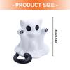 Halloween Ghostly Kitten Toy Doll Waterproof PVC Kitten Figurine Desktop Ornament For Tabletop Mantels Garden Display