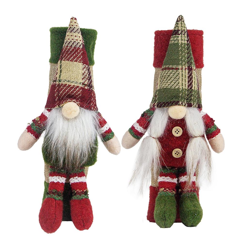 Christmas Decoration Faceless Elderly Refrigerator Cover Cute Faceless Doll Protective Cover Furniture Home Decoration