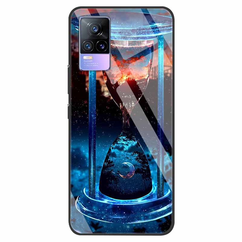 For VivoV21 5G Tempered Glass Case for Vivo V21 5G Soft Bumper Hard Funda For Vivo X60 Pro Global Phone Case X60 5G 2021 Cover