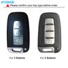 Leather Car Key Cover Bag Remote Fobs Case For Hyundai Veloster Sonata Solaris Elantra Ix35 I30 Kia Soul Sportage Sorento Forte