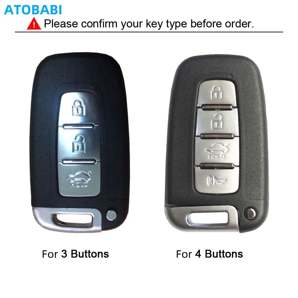 Leather Car Key Cover Bag Remote Fobs Case For Hyundai Veloster Sonata Solaris Elantra Ix35 I30 Kia Soul Sportage Sorento Forte