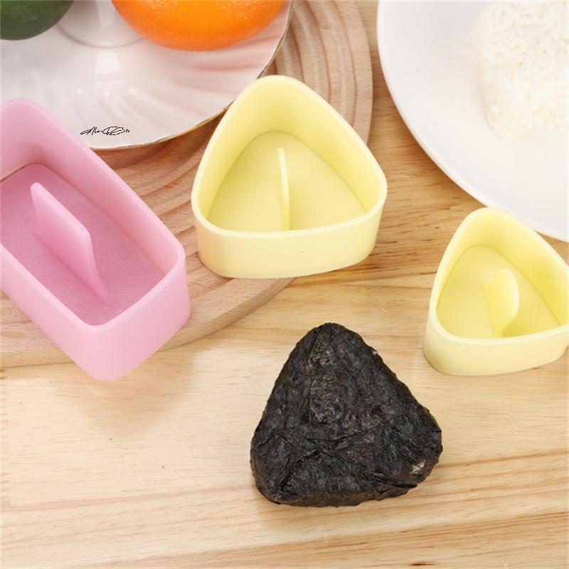 4-5Pcs Onigiri Mold Kit Home Kitchen Sushi Press DIY Bento Accessories for Rice Balls Food Utensils