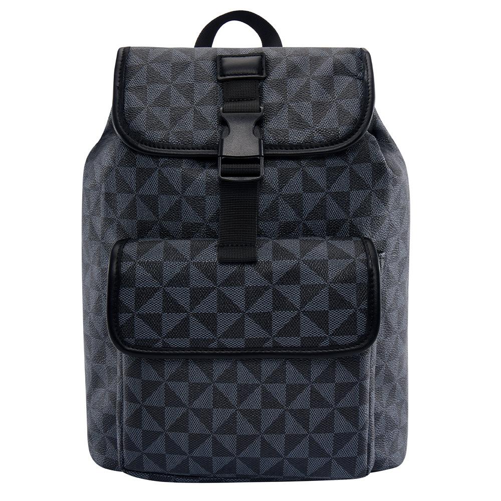Fashion Printed Backpack for Men and Women Trend Casual Men Large Capacity Commuter Travel Bag