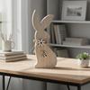Minimalist Easter Bunny Crafts Cartoon Wooden Rabbit Decoration Easter Bunny Ornaments  Party