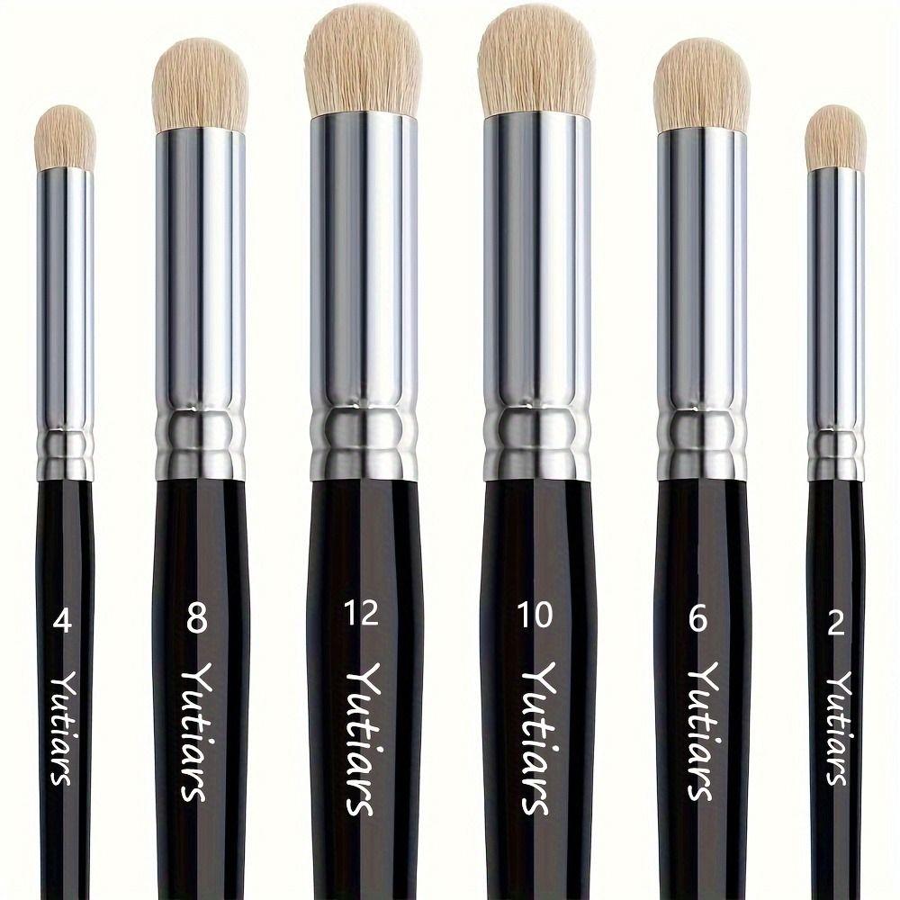 6 Pcs Miniature Art Painting Wood Handle Brushes Micro Detailing Miniature Paint Brushes  Acrylic