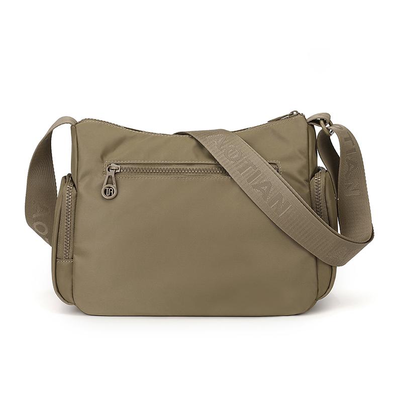 Borsa a Spalla Singola Grande Capacità Leggera Casual da Donna in Nylon Impermeabile Zaino da Pendolare Borsa a Tracolla