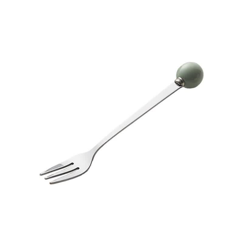 BOLIDOMI Elegant Ceramic Ball Handle Stainless Steel Cutlery