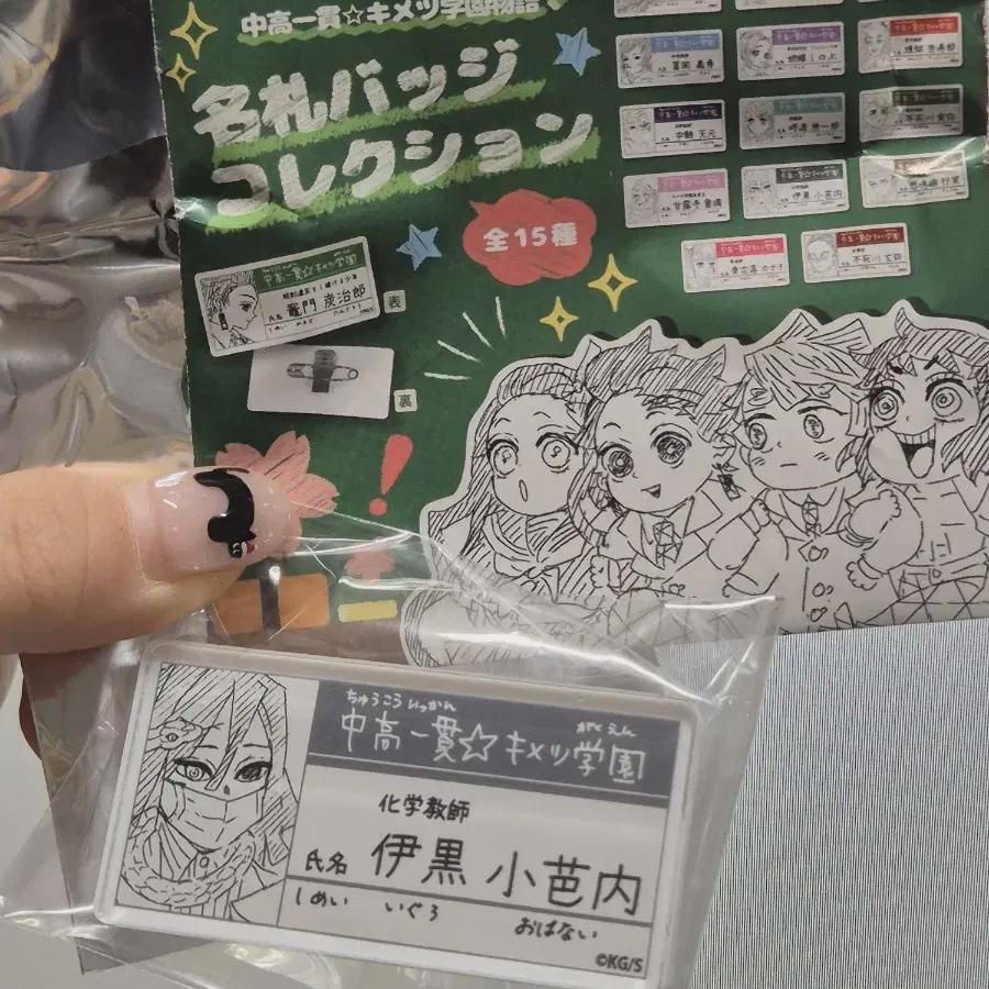 

Brand New Demon Slayer Iguro Obanai Nameplate