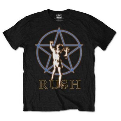 Rush Unisex Adult Starman Glow T-Shirt