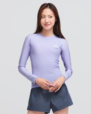 BARREL Women'S Essential Rash Guard Pure Purple (Bi2Wwrg16Prp)