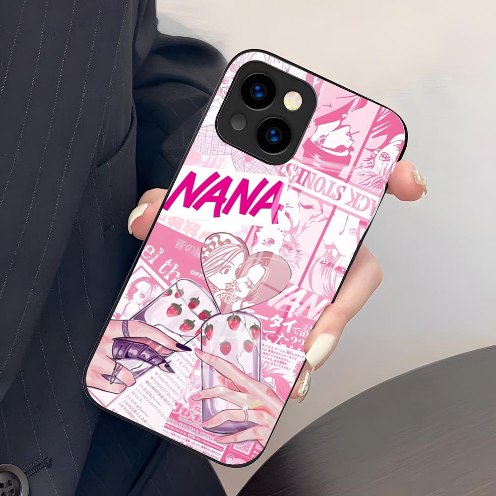 Anime N-Nana Osaki Phone Case For IPhone 17 Pro Max 15 Pro 16 14 Plus 12 13 Mini 11 Pro Shockproof Glass Cover