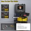 7-inch Screen Self-Leveling Sewer Endoscope with Meter Counter & 512Hz Transmitter for Pipe Inspection