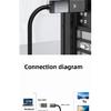 DP To HDMI Adapter DisplayPort To HDMI High-Definition Video Converter with 4K60Hz/4K30Hz/1080P Multi-Resolution forMost Devices