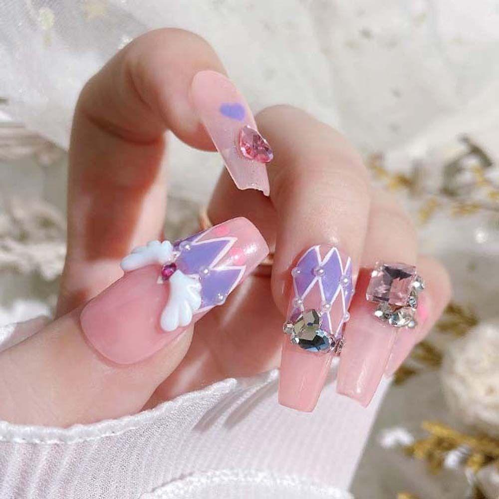 

Украшения для ногтей Стразы для дизайна ногтей Крылья Украшения для ногтей 3D Украшения для ногтей Маникюрные аксессуары