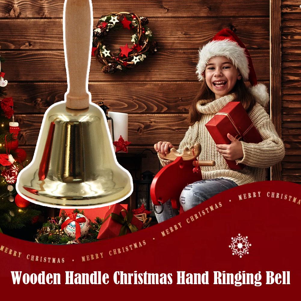 

Креативный рождественский деревянный колокольчик четких тонов, рождественские колокольчики, принадлежности для вечеринки, Клауса, свадьбы, S4J3