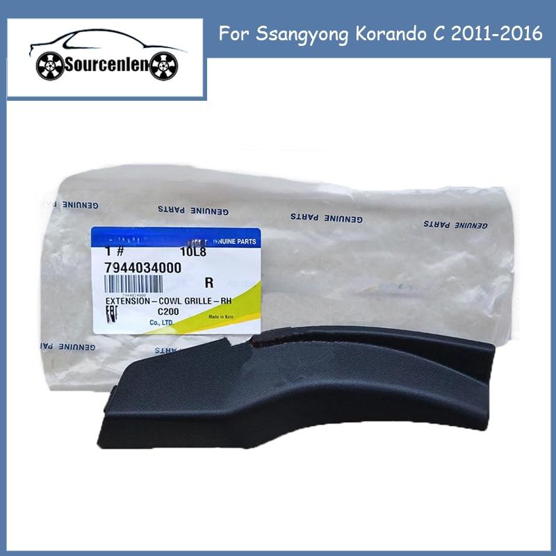 

7944034000 для Ssangyong Korando C 2011-2016 Лобовое стекло Отделка стеклоочистителя Дефлектор Пластиковая отделка 7943034000