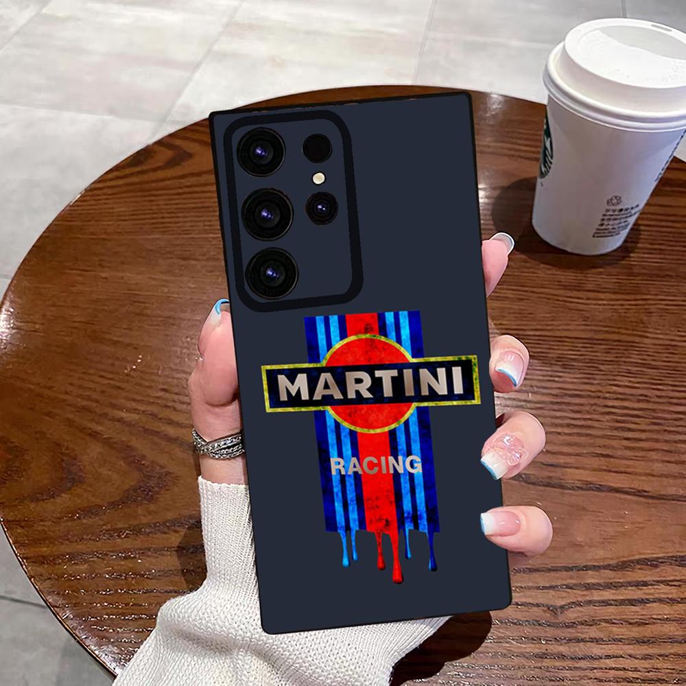 Racing M-Martini-ES Handyhülle für Samsung S25 Edge S24 S23 S22 S21 S20 Ultra Plus Fe Galaxy A54 A53 A34 A25 A16 Silikonhülle