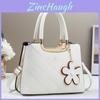 Stylish Summer Handbag For Women 2024 Chic Versatile Color Block Pu Tote Bag