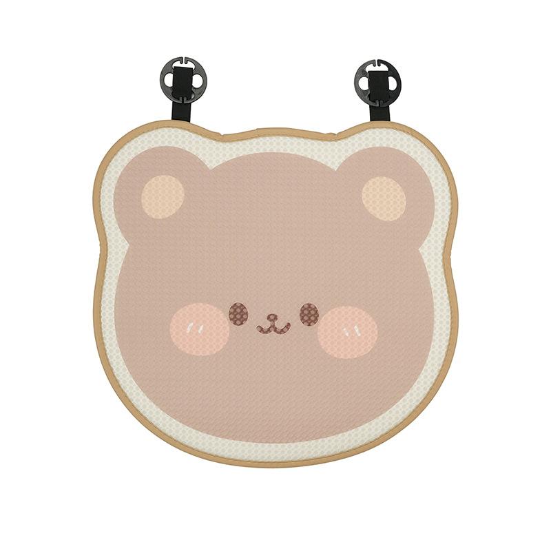 Car seat cushion cute cartoon car breathable seat cushion creative car seat cover universal in all seasons