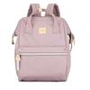 Plecak damski różowy z kieszenią na laptopa i portem USB - Himawari
