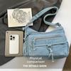 Retro Denim Tote Bag Women's Casual Shoulder Bag