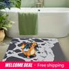 Pokemon Charizard Print Doormat Anti-slip Absorbent Floor Mat for Home Entrance Bedroom Living Room Decor