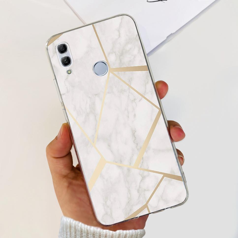 For Honor 10 Lite HRY-LX1 Case Luxury Flower Love Soft TPU Silicone Clear Cover For Huawei Honor 10Lite 6.21" Phone Case Fundas