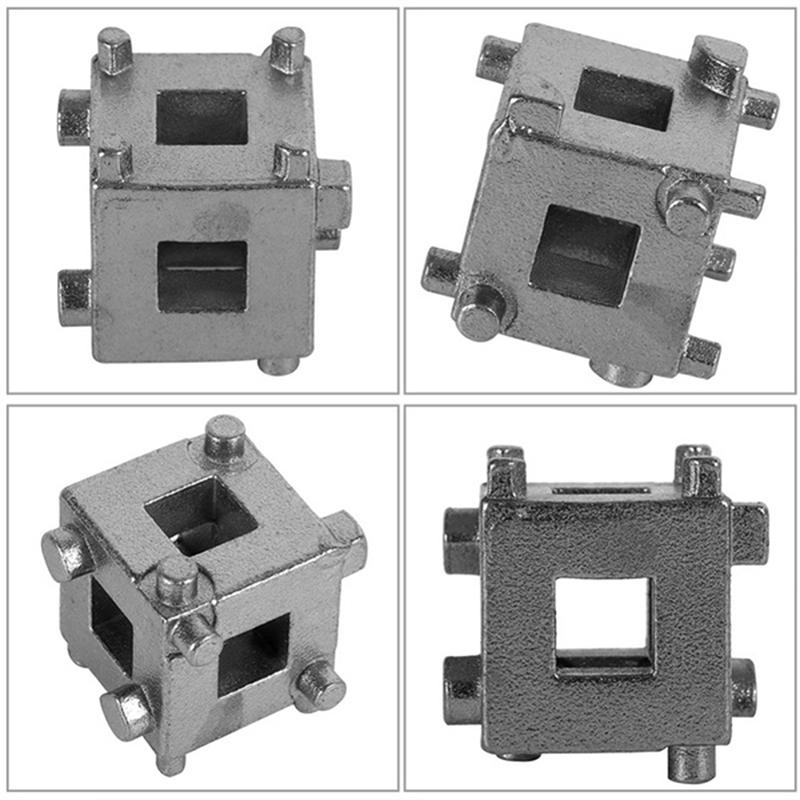 Rear Disc Brake Caliper Piston Rewind/Wind Back Cube Tool 3/8" Drive Tool
