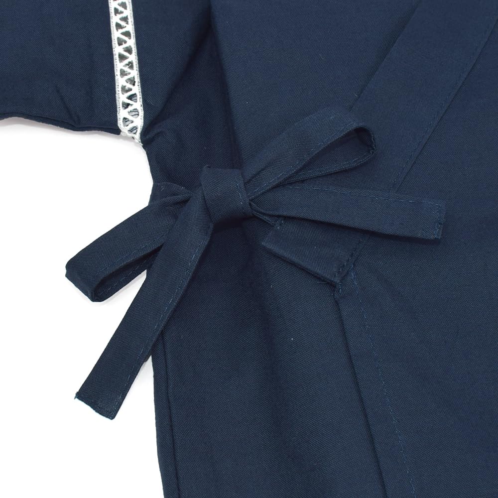 Colorful Candy Style Jinbei In a Pattern with a Solid Navy Blue Perfect for Summer Fireworks and Summer NB803250 Boys' (150cm) Japanese-style Design.