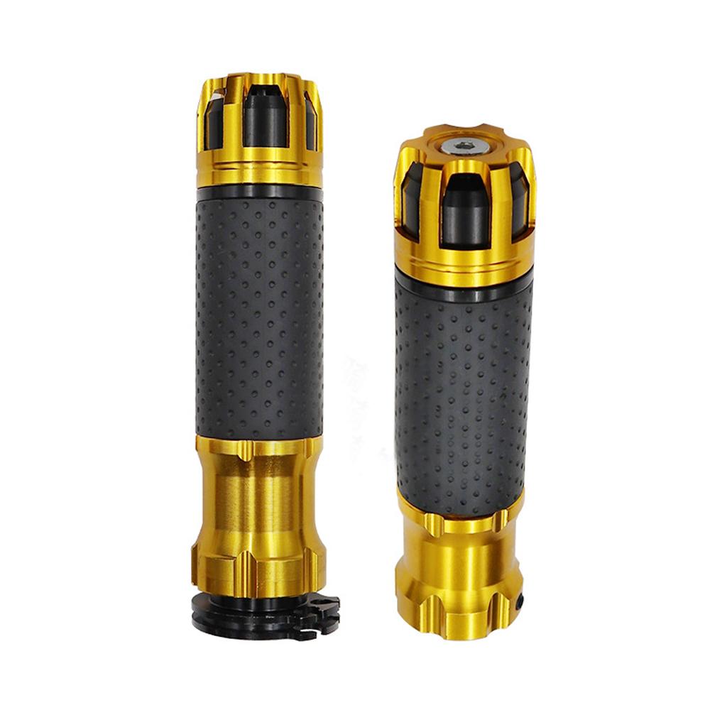 Plugue de Guidão de Motocicleta Botões de Alumínio Manoplas Antiderrapantes para Guidão Acessórios CNC para Motocicleta