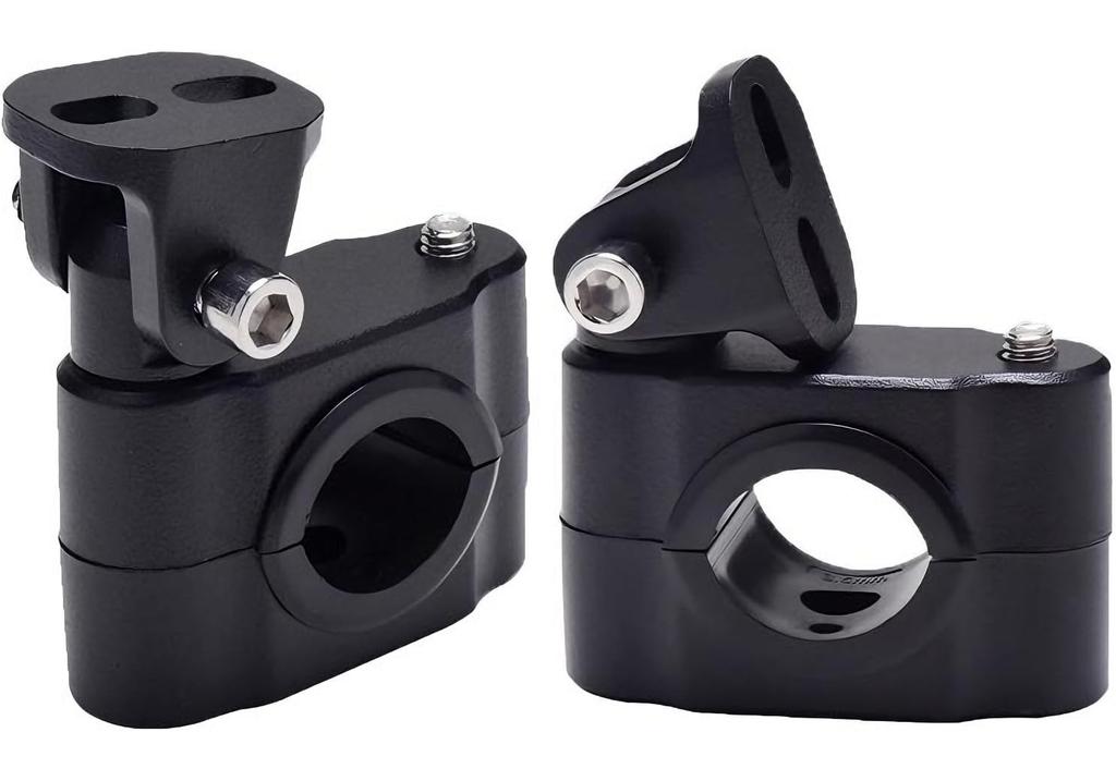 Motorcycle Spotlight Bracket 360 Degree Rotation Motorcycle Light Mounting Bracket Motorbike LED Headlight Clips Mount Holder