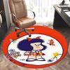 Alfombrilla para Silla Mafalda - Alfombra Redonda para Decoración del Hogar, Uso en Oficina, Sala de Estar