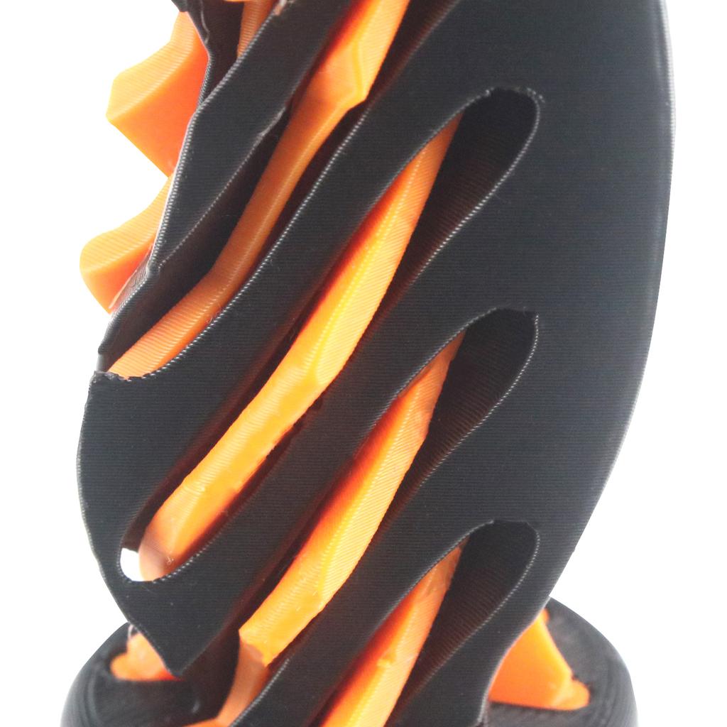 3D Printed Cross Horse Shaped Spiral Cone Decompression Toy, Infinite Push and Push Spiral Cone Toy, Release Pressure