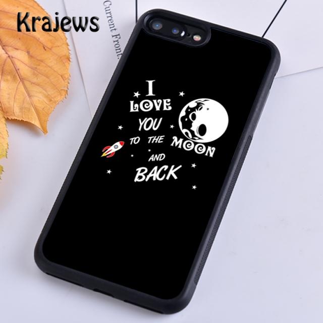 I Love You To The Moon And Back Phone Case Cover For iPhone 17 Air 16 15 14 Plus 12 13 Pro Max Fundas