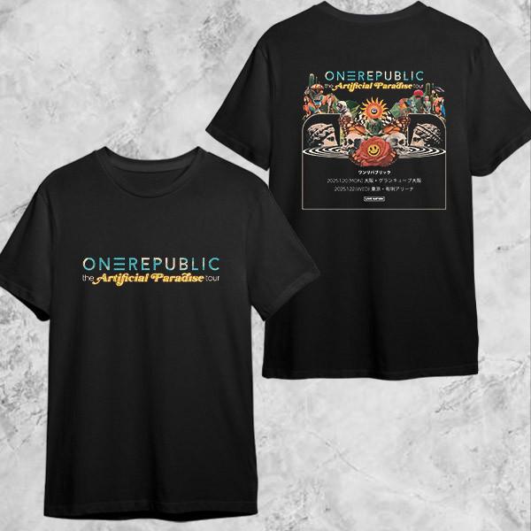 

26 OneRepublic Artificial Paradise Japan Tour 2025 Fan Gifts Two Sides Classic T-Sh Unisex T-Shirt XXXXL