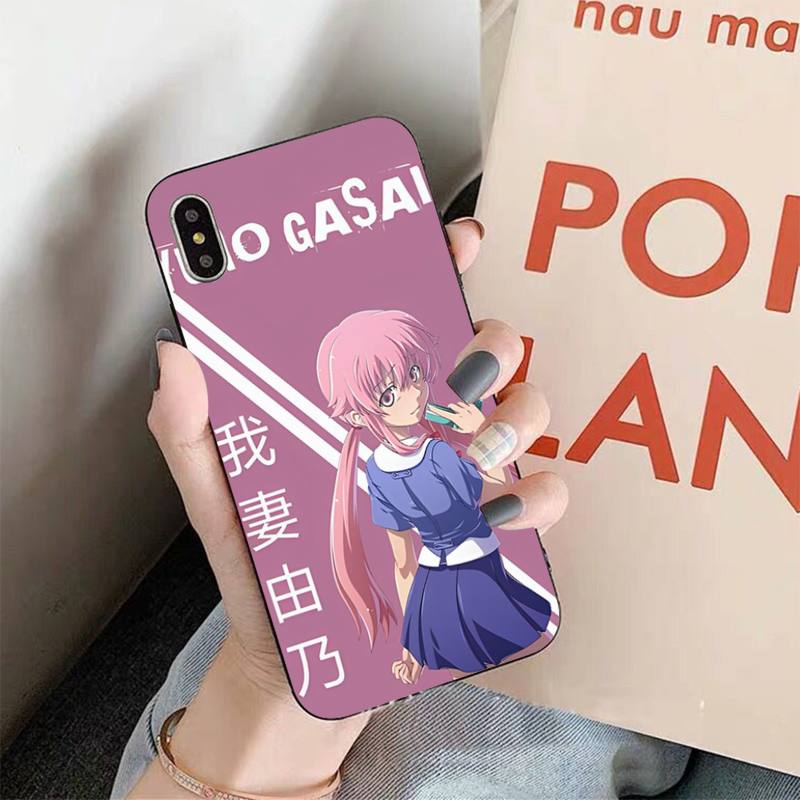 Mirai Nikki Future Diary Phone Case Silicone Soft for Iphone 14 13 12 11 Pro Mini XS MAX 8 7 6 Plus X XS XR Cover