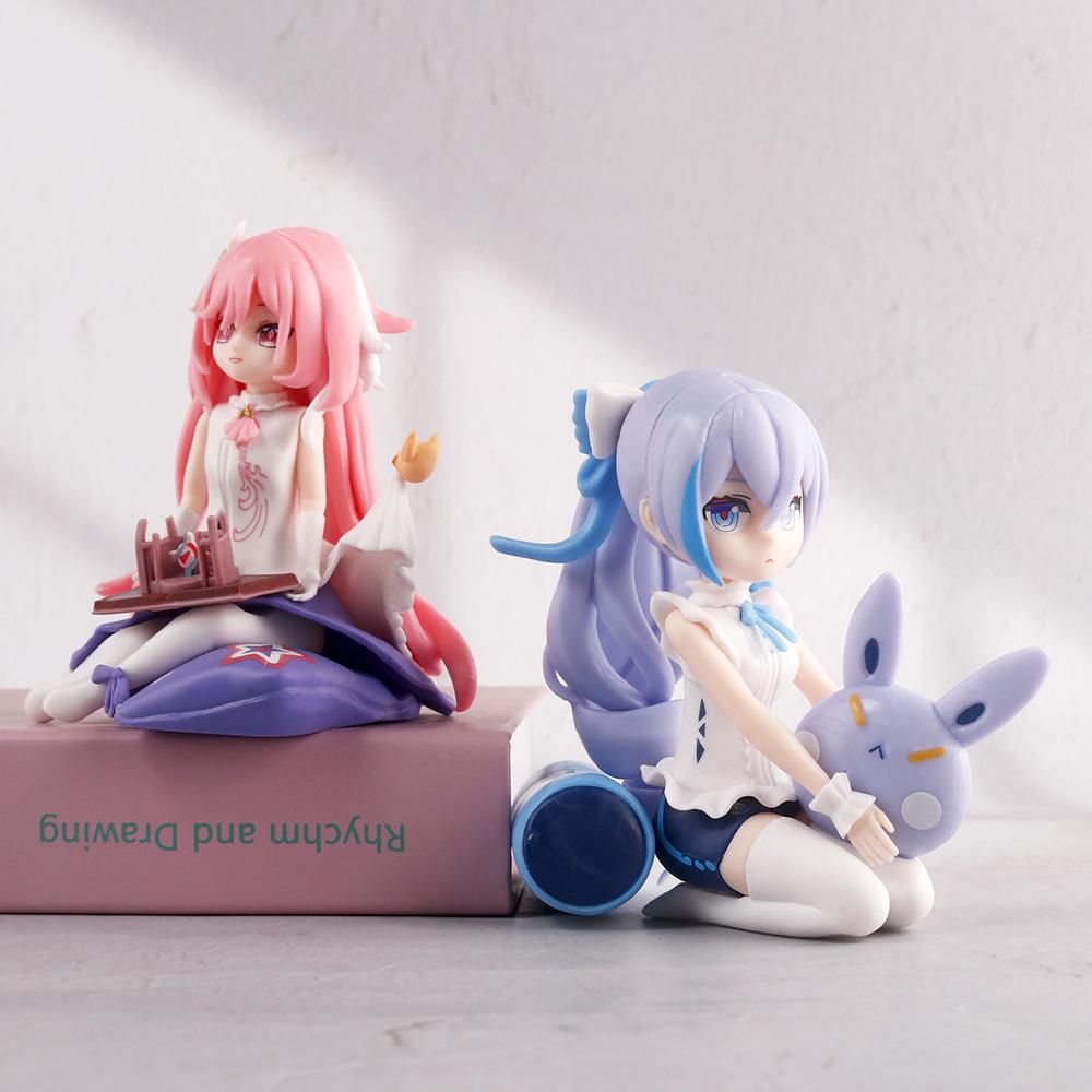 Honkai Impact 3 Anime Figure Action Figure Elysia Bronya Zaychik Kawaii Game Peripheral Action Figure Collection Decoration Gift