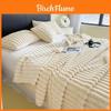 Office Nap Blanket With Solid Color Striped Design For Spring Autumn Relaxation