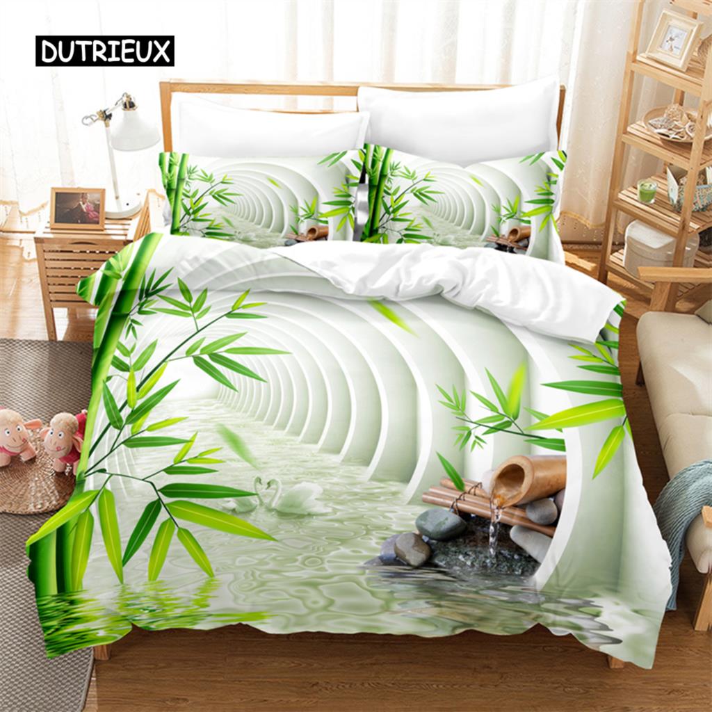 Creative Leaves Bedding Set Duvet Cover Set 3d Bedding Digital Printing Bed Linen Queen Size Bedding Set Fashion Design