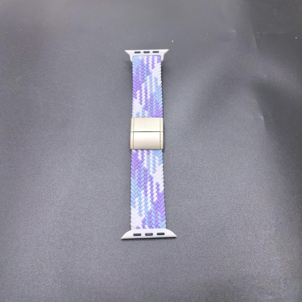 Apple Watch Nylon Woven Band, Magnetic & Square Buckles, Compatible with Series 11.