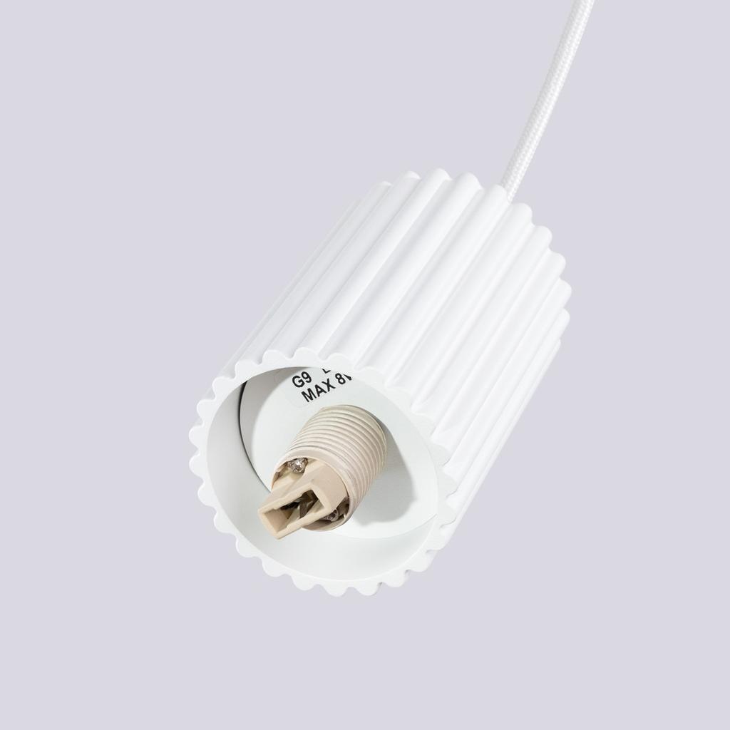 Halo 1 hanging lamp white
