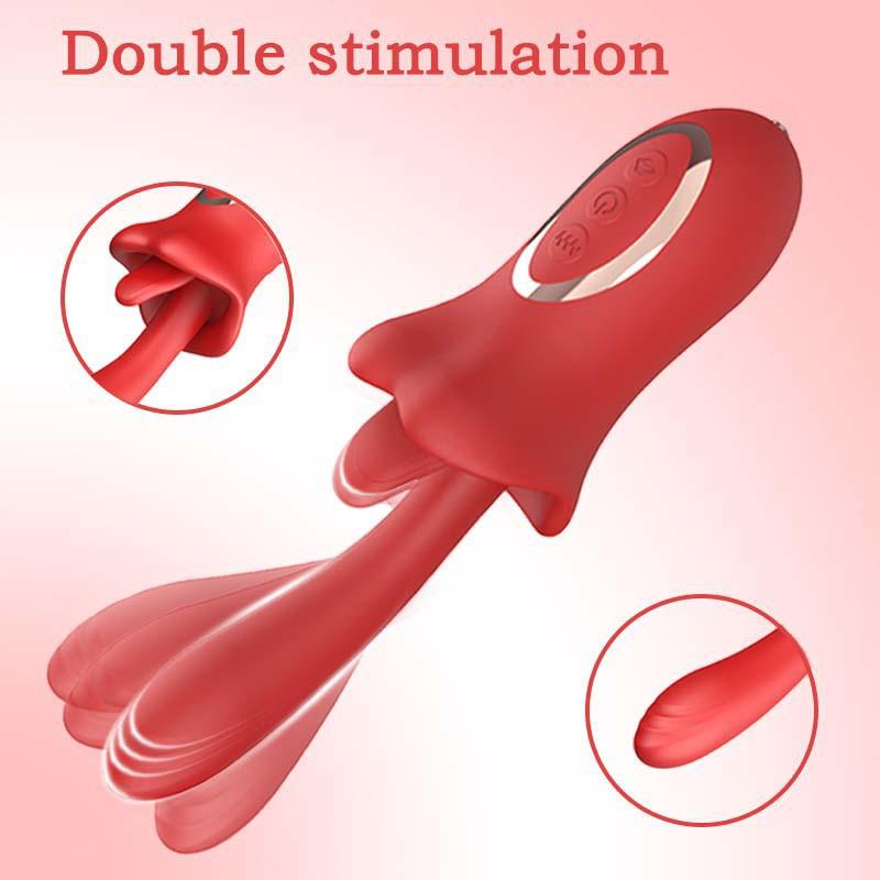 Lip Lure Vibrating Tongue Licking Masturbator for Women