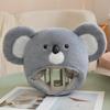 Čelenka klobouk Koala Měkká plyšová pokrývka hlavy na Halloweenskou párty Cosplay Foto rekvizity Roztomilý kostýmní doplněk Koala