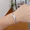 Silver 925 Bold Tack Chain Bracelet