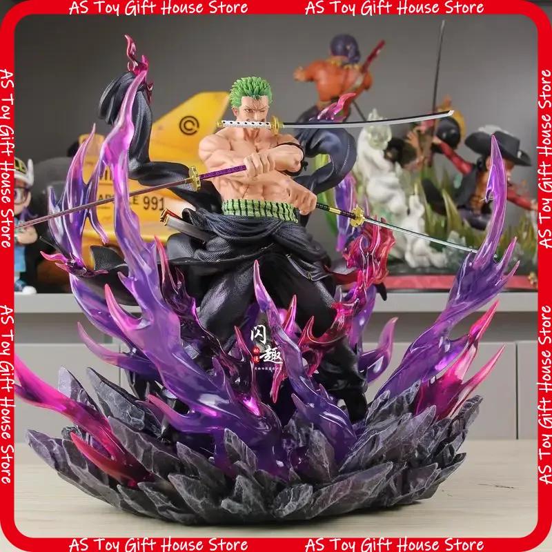 Jt One Piece Roronoa Zoro Enraged Anime Figure Pvc Statue Collection Model Room Decoration For Anime Collectors Holiday Gift