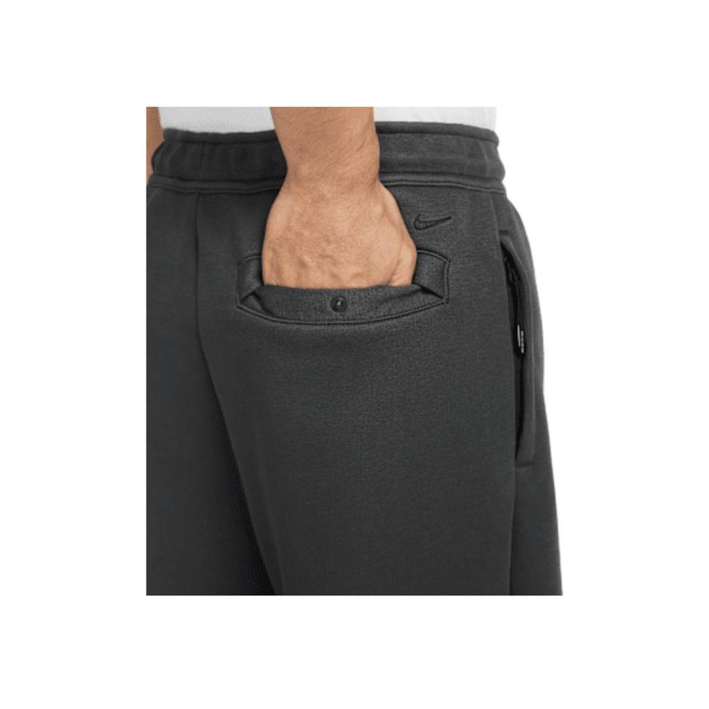 Nike Moda Tecnologica Comodi Versatili Pantaloni Sportivi Lavorati a Maglia a Gamba Larga Uomo pantaloni Nero Carbone HJ0696-060