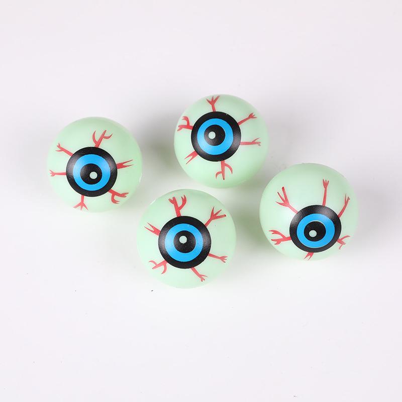 10Pcs/Lot Halloween Theme Decoration 3D Red Blue Eyeball Crafts Keychains Handmade Gifts Haunted House Home Bar Horror Props