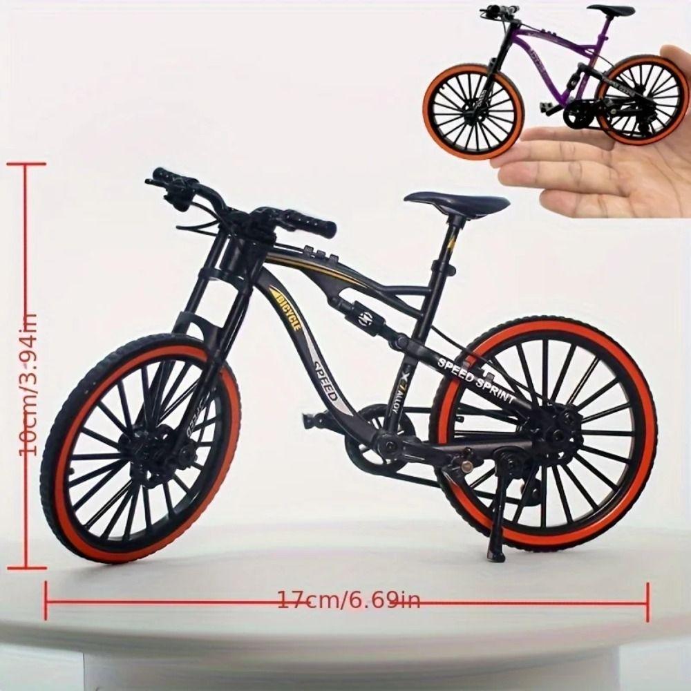 Racing Metal Mini Bicycle 1:8 Scale Zinc Zinc Alloy Bicycle Toy Kids Toy Bicycle Model Collection