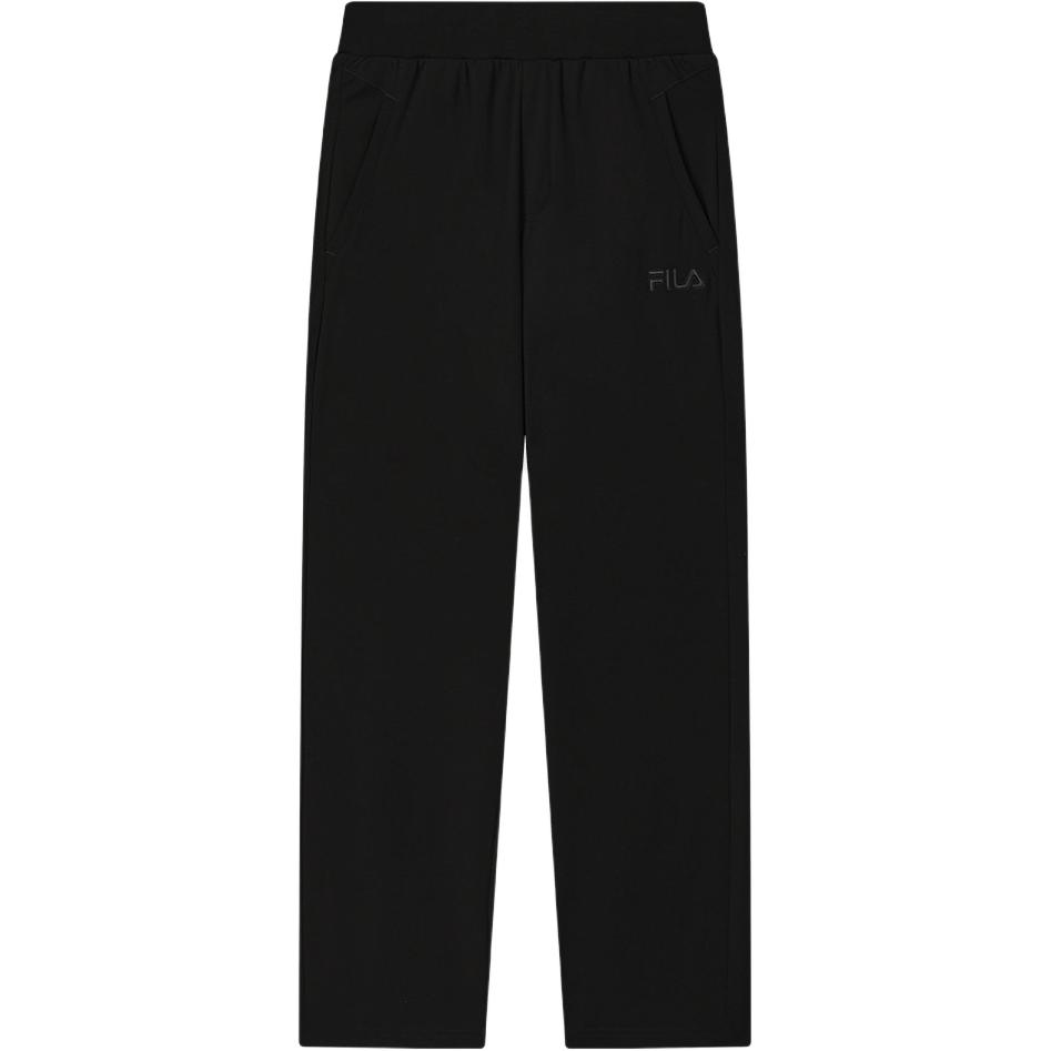 New FILA SS25 Casual Pants Men's Jet Black F11M538602F-BK